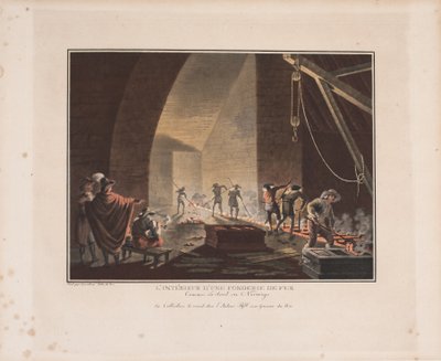 El interior de una fundición de hierro de Georg Haas