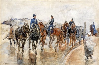 Regresando de las maniobras de Georg Hendrik Breitner