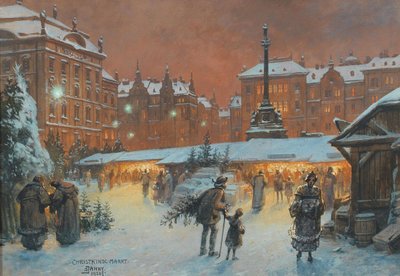 Christkindlmarkt, 1922 de Georg Janny