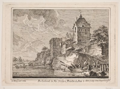Un viejo castillo de Georg Mathias Fuchs