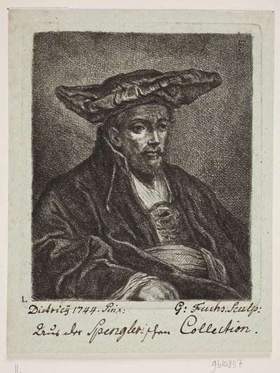 Un hombre con boina de Georg Mathias Fuchs