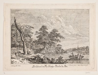 Paisaje fluvial de Georg Mathias Fuchs