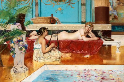 Los Baños Romanos, 1882 de Georg Pauli