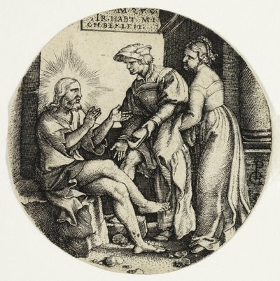Vestir al desnudo, de Las Siete Obras de Misericordia de Georg Pencz