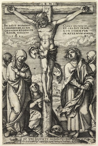 Crucifixión de Georg Pencz