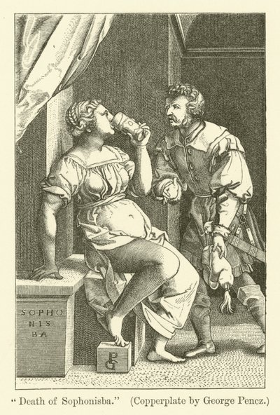 Muerte de Sofonisba de Georg Pencz
