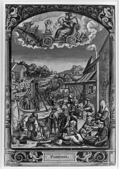 Los siete planetas: Saturno de Georg Pencz