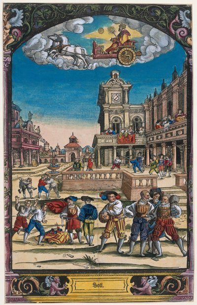 Los siete planetas: el Sol de Georg Pencz