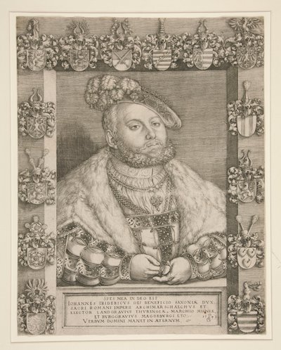Federico el Sabio, elector de Sajonia de Georg Pencz