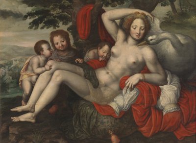 Leda y el cisne de Georg Pencz