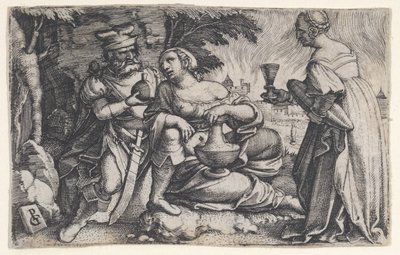 Lot y Sus Hijas de Georg Pencz