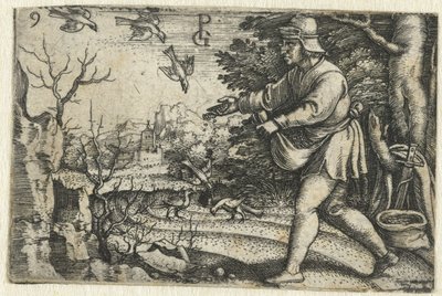 Parábola del sembrador
Vida de Cristo (título de la serie) de Georg Pencz