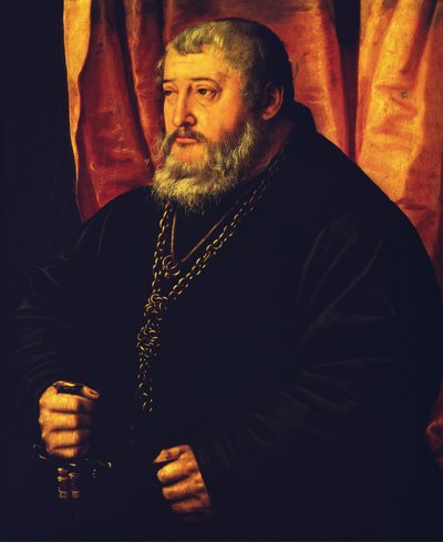 Retrato del Elector Palatino Otto Enrique, 1543 de Georg Pencz