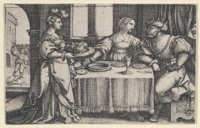 Salomé con la cabeza de Juan el Bautista de Georg Pencz