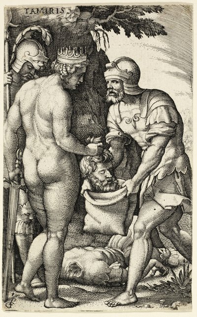 Tamiris, de Heroínas Griegas de Georg Pencz