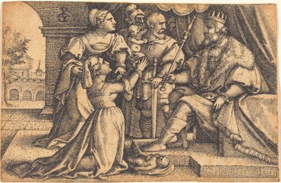 El Juicio de Salomón de Georg Pencz