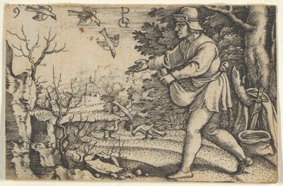 La parábola del sembrador, de La historia de Cristo de Georg Pencz
