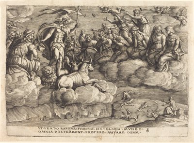 El triunfo de la eternidad de Georg Pencz