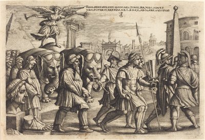 El triunfo de la fama de Georg Pencz