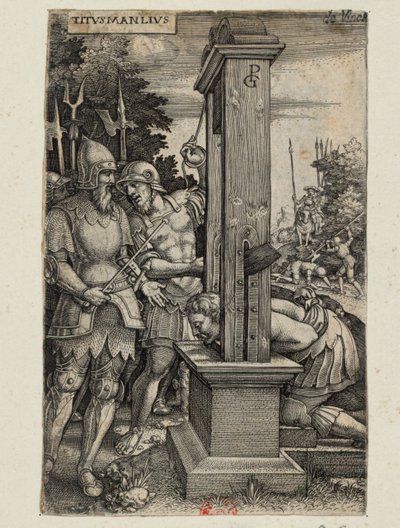 Tito Manlio, c. 1535 de Georg Pencz