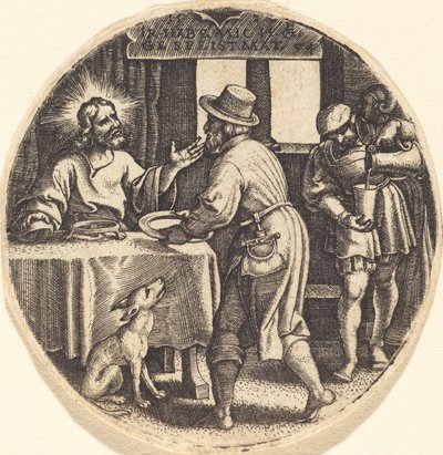 Alimentar a los hambrientos de Georg Pencz
