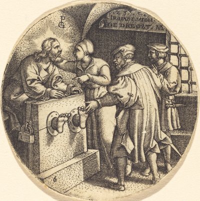 Visitar a los encarcelados de Georg Pencz