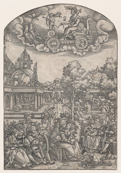 Venus, de Los Siete Planetas de Georg Pencz