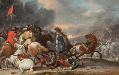 Batalla ecuestre de Georg Philipp Rugendas