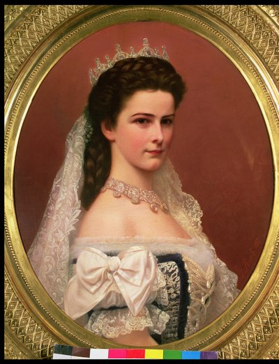 Emperatriz Isabel de Baviera (1837-98) con traje húngaro, 1867 de Georg Raab
