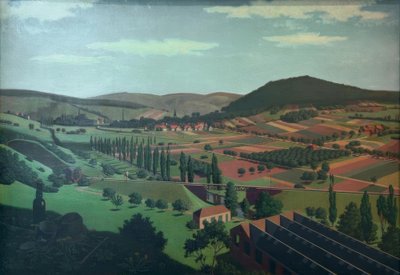 Paisaje cerca de Berghausen de Georg Scholz