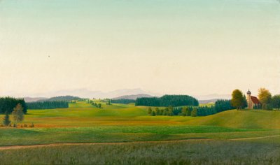 Paisaje cerca de Tuntenhausen de Georg Schrimpf