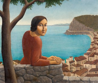 Chica en el sur de la bahía de Georg Schrimpf