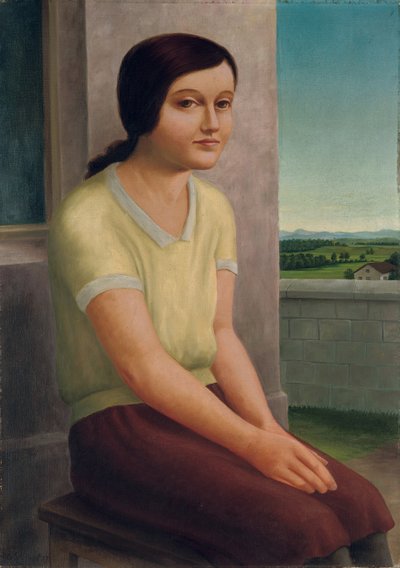 Chica Sentada, 1927 de Georg Schrimpf