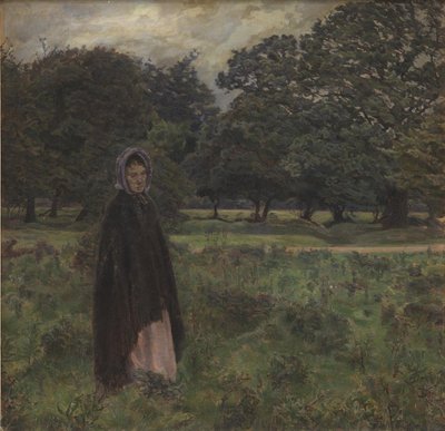Hierbas. Una mujer en un paisaje de Georg Seligmann