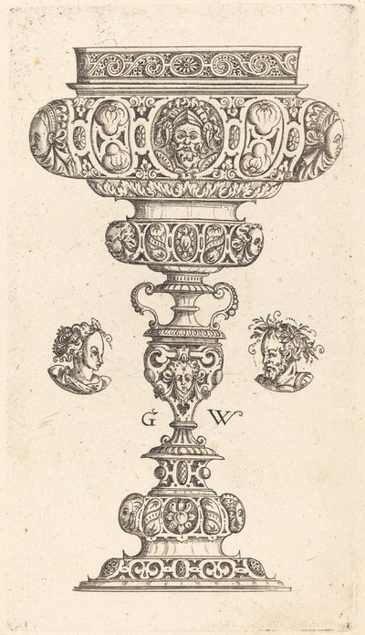 Cáliz con cabeza de guerrero de Georg Wechter I