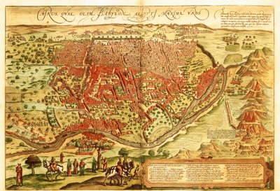 El Cairo, Egipto de Georg and Hogenberg Franz (1535 90) Braun