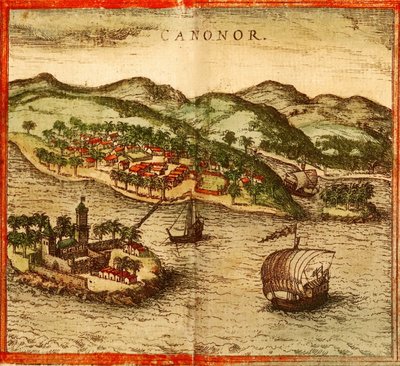 Cannanore, Kannur, India de Georg and Hogenberg Franz (1535 90) Braun