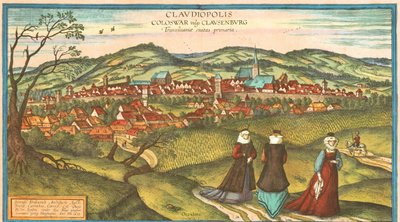 Dacia, Rumanía de Georg and Hogenberg Franz (1535 90) Braun