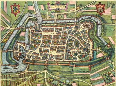 Edimburgo, Escocia de Georg and Hogenberg Franz (1535 90) Braun