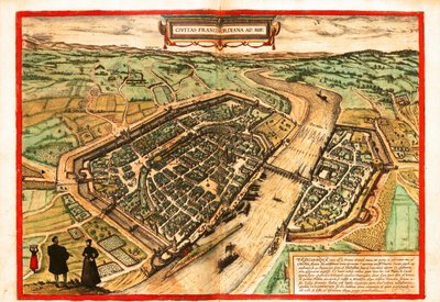 Fráncfort del Meno de Georg and Hogenberg Franz (1535 90) Braun