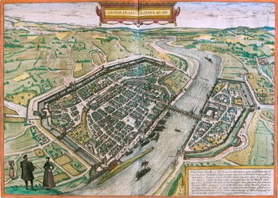 Frankfurt , Alemania de Georg and Hogenberg Franz (1535 90) Braun