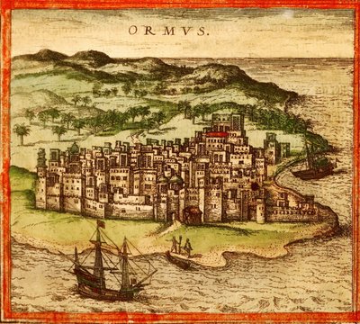 Hormuz, Persia, Irán de Georg and Hogenberg Franz (1535 90) Braun