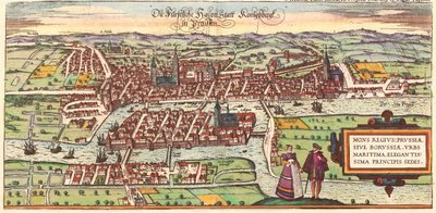 Kaliningrado, Rusia de Georg and Hogenberg Franz (1535 90) Braun