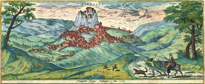 Ciudad de Málaga de Georg and Hogenberg Franz (1535 90) Braun