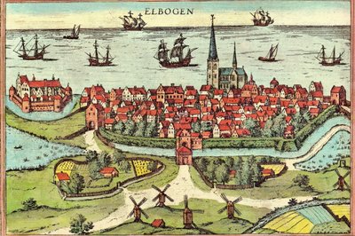 Malmo, Suecia de Georg and Hogenberg Franz (1535 90) Braun