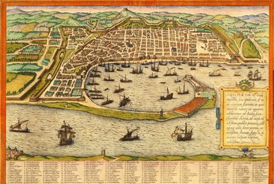 Messina, Italia de Georg and Hogenberg Franz (1535 90) Braun