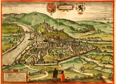 Namur, Bélgica de Georg and Hogenberg Franz (1535 90) Braun