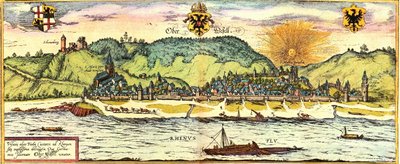 Oberwesel, Alemania de Georg and Hogenberg Franz (1535 90) Braun