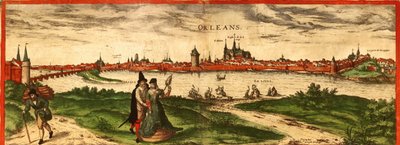 Orleans, Francia de Georg and Hogenberg Franz (1535 90) Braun