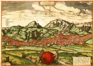 Campesinos con un gran tonel de vino de Georg and Hogenberg Franz (1535 90) Braun